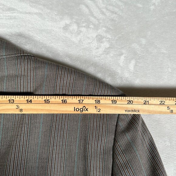 Hugo Boss Aamon Blazer Men Size 44R Two-Button Jacket Cotton Blend Made Slovenia - Picture 7 of 16